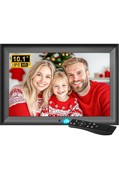 OBVHNUA 10.1 inch digital photo frame, IPS 1280 x 800, without WiFi, with rem...
