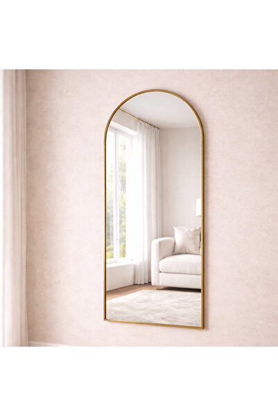 Roots Furniture Gold Arch Body Mirror