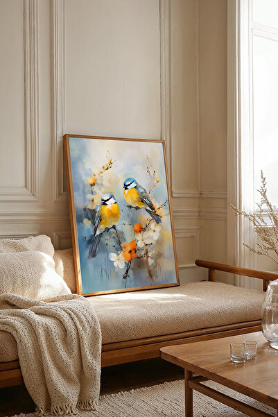 Dekorsiahome Tablou dintr-o singură bucată cu ramă din lemn TK3005