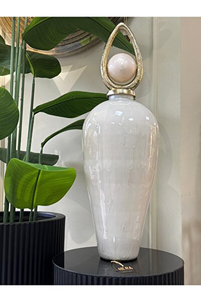 HERA DEKOR İTHAL GOLD DETAYLI KÜP 75 CM