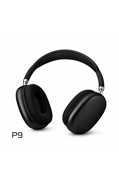 OEM P9 Wireless Headphones, Bluetooth, 20h battery, IPX3, microphone, black