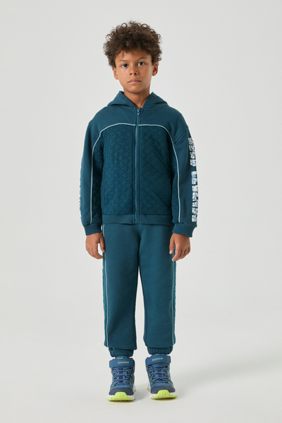 Nebbati Boy Navy Blue Tracksuit Top