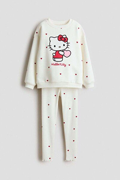 H&M طقم مكون من قطعتين من توب وسروال ضيق