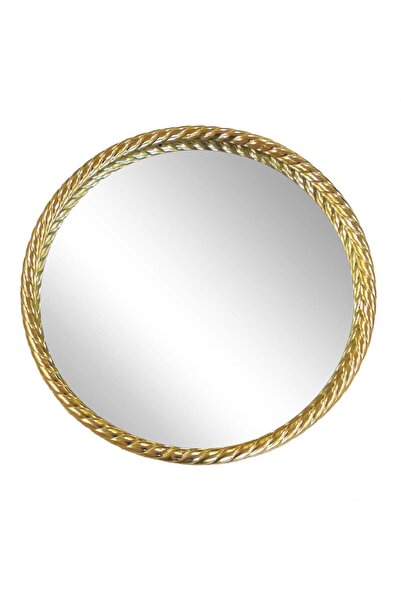 Sagebrook Home METAL 28" ROPE MIRROR, GOLD WB