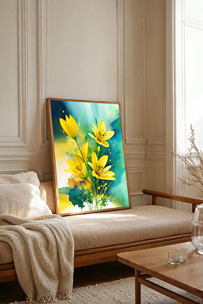 Dekorsiahome Tablou dintr-o singură bucată cu ramă din lemn TK3027