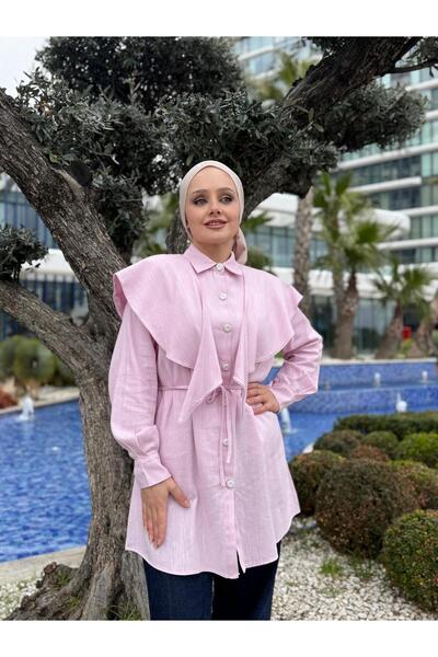 vikitekno Women's Premium Quality Linen Tunic