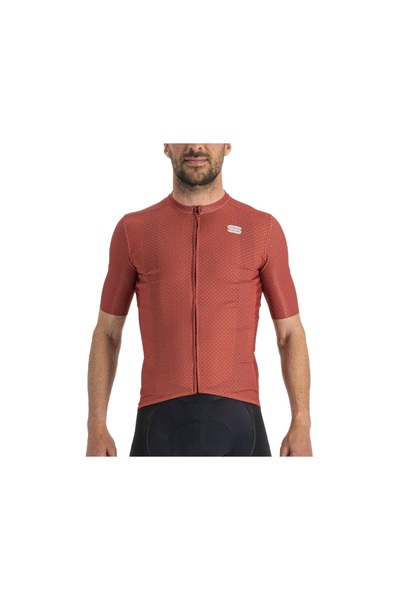 Sportful Tricou ciclism Checkmate pentru bărbați - Portocaliu - L