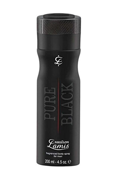 Creation Lamis بخاخ الجسم المعطر بيور بلاك للرجال 200 مل