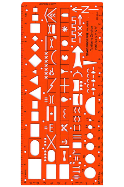 Standardgraph Șablon de simboluri militare