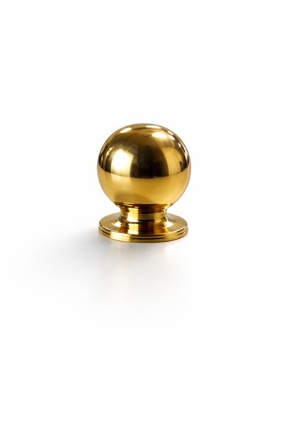 BERFİNO 5-Piece Gold Color Drawer Knobs 2.2 cm |   Cabinet & Drawer Handle |   Metal |   5-Pack