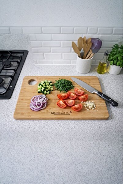 ADIM EBATLAMA Bamboo Cutting Board (Meat Cutting Board) 40X25