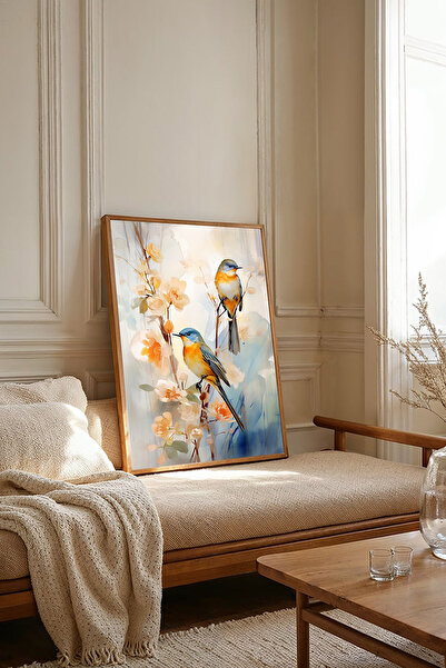 Dekorsiahome Tablou dintr-o singură bucată cu ramă din lemn TK3009