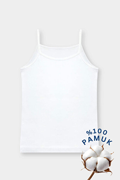 Berrak , Kız Çocuk İp Askılı Ribana Atlet 6'lı Paket