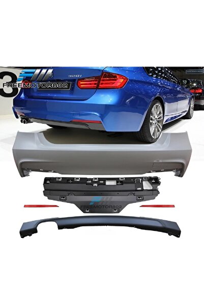 X POWER TUNİNG Bmw F30 (2012-2019) Uyumlu Boyasız Plastik M Tech Arka Tampon