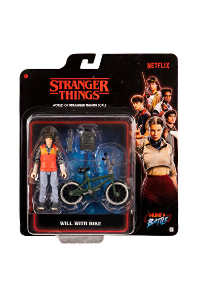 Stranger Things Figurină 10 cm + bicicletă + 2 accesorii vor fi incluse cu bi...