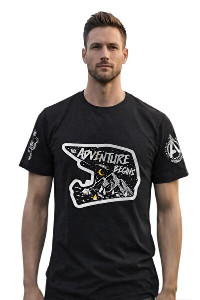 Aybaak Adventure Enduro Motocross Motorsiklet Baskılı Tişört
