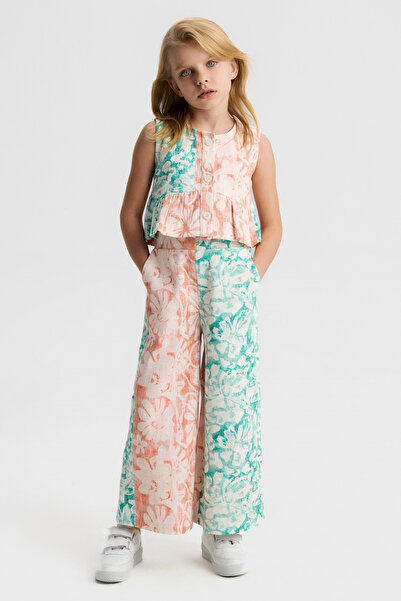 NK Pantaloni Elsa pentru fete 4-8 ani Mentă