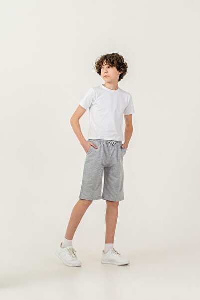 Mışıl Kids Plain Basic 2-Strap Boys' Shorts