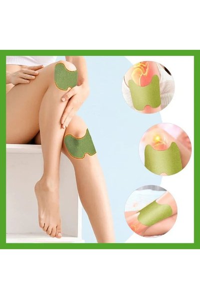 Promagg Set 30 plasturi din plante pentru genunchi, efect calmant si sustinere articulatii