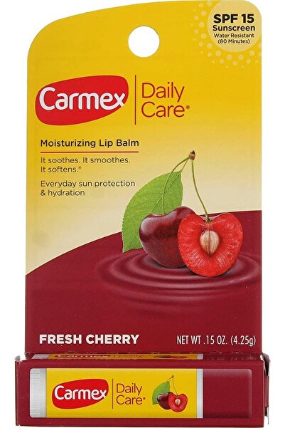 Carmex , Classic Lip Balm, Medicated, Spf 15, Cherry.15 Oz (4.25 G)