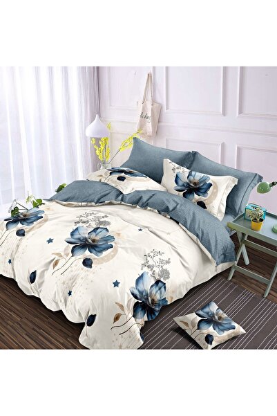 Pucioasa Double Duvet Cover Set , sulphurous, satin Cotton , 6 pieces