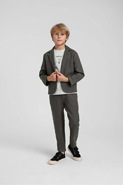 Escabel Set pantaloni 3 piese pentru băieți, 4-14 ani, kaki