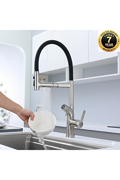 OEM Kitchen Sink Faucet with Push-Pull Water Purification Outlet, 3 Functions...
