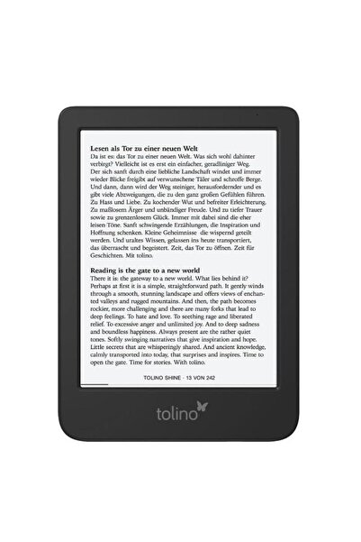 tolino Αναγνώστης ηλεκτρονικών βιβλίων 6" E-Ink Card, 16GB, Wi-Fi, Bluetooth,...