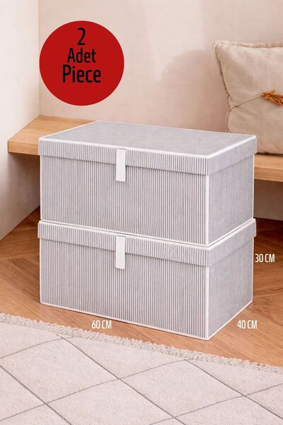 ALAS 2 штуки багатофункціональних базових шестимегабайтних сірих ящиків для з...