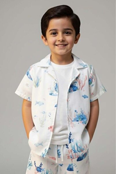 Alesaei-mondo tondo (Colored shirt with white t-shirt 4178)