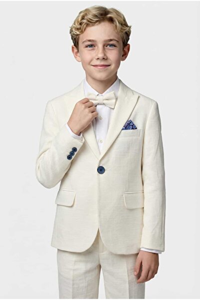 SIRRI Boys' Linen Suit 3-14 Years |   4 Pieces