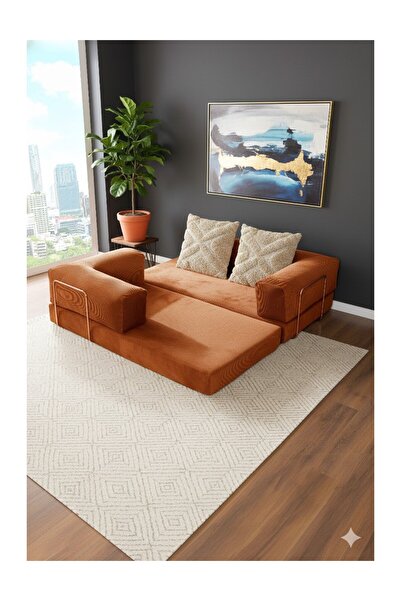 Mat Matta Fitilli Kadife Kanepe 50 DNS Çökmez Sünger |Yıkanabilir Kılıflı Yat...