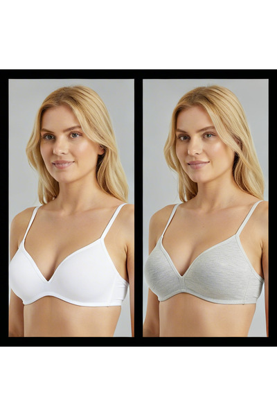BONBON Women's Non-Wired Non-Padded 2-Pack My First Bra Bb2321