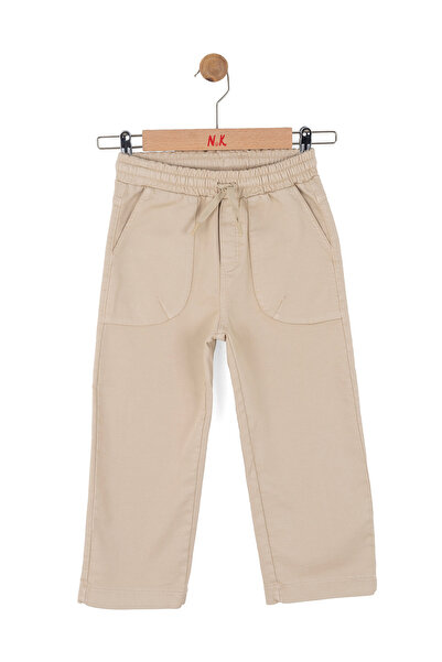 NK Pantaloni Parma pentru băieți 4-8 ani Bej