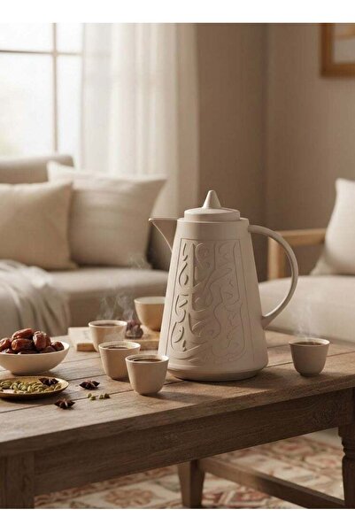 Gazella Tea/Coffee Flask Brown 1.0 Liter with Borosilicate Glass Inside