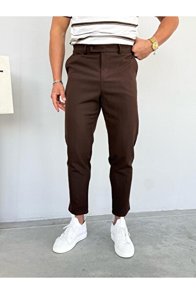 ferel Slimfit Kumaş Pantolon Kahverengi