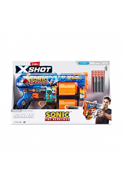 X-Shot Arma de jucarie X&minus;Shot Skins Dread, Sonic, Mega, 12 ...