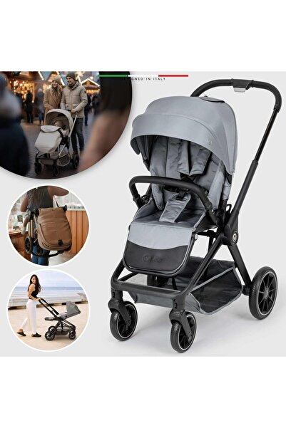 Elele Firenze Çift Yönlü Bebek Arabası Gri