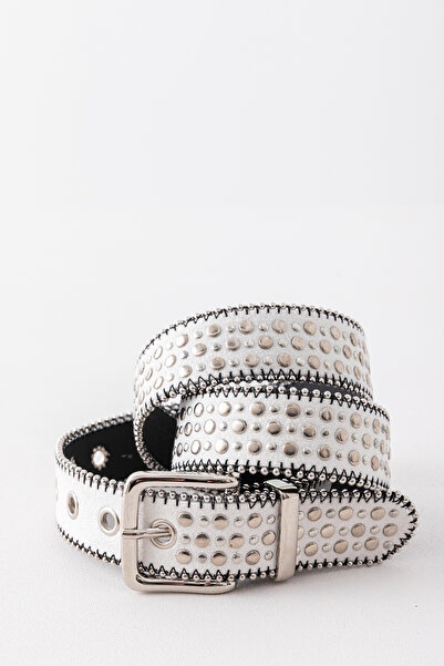 Pantastic Jeans 3.5 cm Suede Women's Waist Belt with Metal Accessories