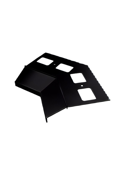 Renoplast Colț interior 135° pentru profile K100 Negru RAL 9005