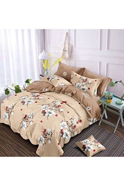 Pucioasa Double Duvet Cover Set , sulphurous, satin Cotton , 6 pieces