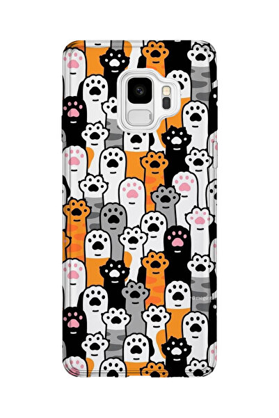 lelia حافظة هاتف شفافة مطبوعة متوافقة مع هاتف سامسونج جالاكسي S9 |   مجموعة: ...