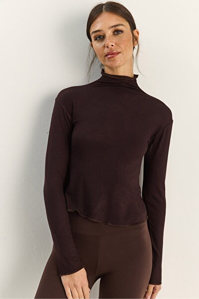 Hiccup LUCCI Basic Half Turtleneck Blouse