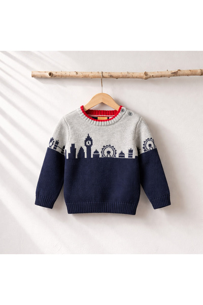 Chicco Knitted sweater with soft wool