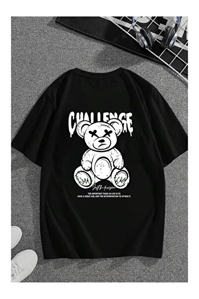 PENTHİLUS Μπλουζάκι Unisex Challenge με στάμπα στην πλάτη