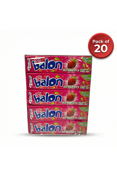 Mybalon My Balon Fruit Bubble Gum with Tattoos. Delicious flavors & fun inside!