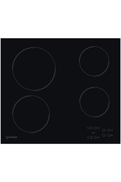 Indesit Built-in Cooktop, Ceramic, 6200W, 4 Zones, Touch Control, 58cm (Black...