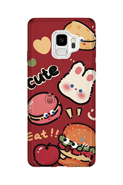 lelia حافظة هاتف شفافة مطبوعة متوافقة مع هاتف سامسونج جالاكسي S9 |   مجموعة: ...