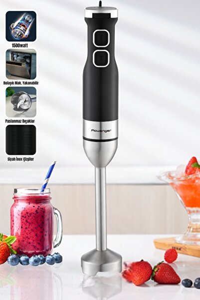Rowenger 5000 Series Premium Hand Blender 1500Watt Stainless Steel Hand Blend...