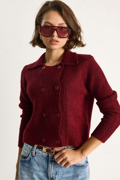 Hiccup LUCCI Ribbed Knitwear Cardigan